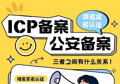 域名实名认证、ICP备案、公安部备案之间关系