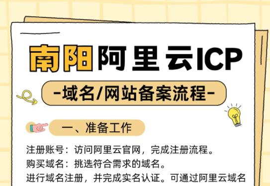 南阳阿里云ICP备案域名网站备案流程(完整版)