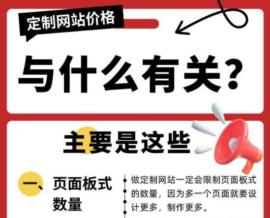 定制网站价格什么样的都有，这到底与什么有关？