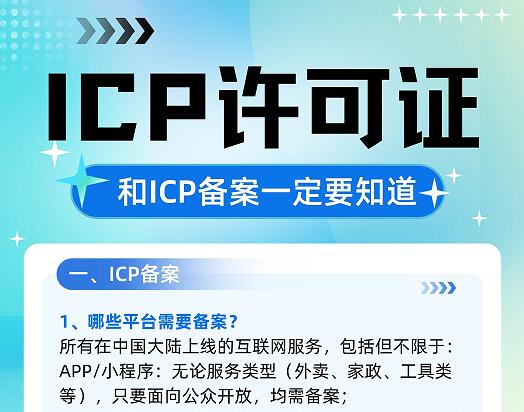 做APP一定要知道ICP备案和ICP许可证